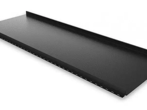 Фальцевая кровля Кликфальц mini в виде панели черного цвета